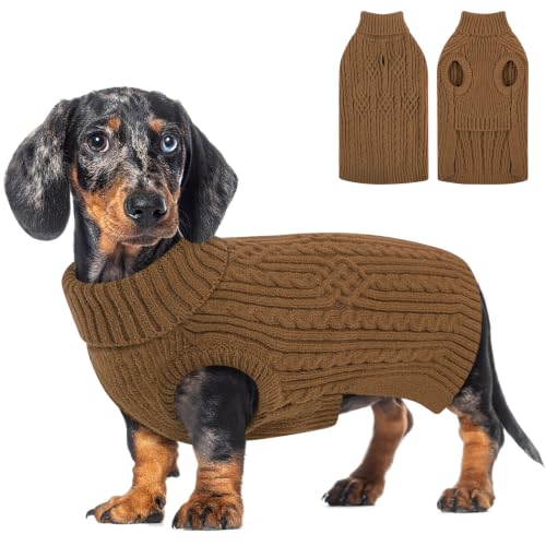 Image of AOFITEE Small Dog Sweater, Christmas Dog Sweaters for Small Dogs Girl Boy