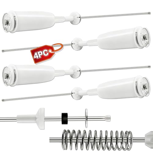 4-Pack AJK72909308 4902FA1665W Washer Suspension Rods, 25.2 Inch Compatible with LG Ken-more Top Loader Washing Machine, Fit for WT5001CW WT5101HV WT5101HW WT5101HV WT1101CW 79629002010 79629272000