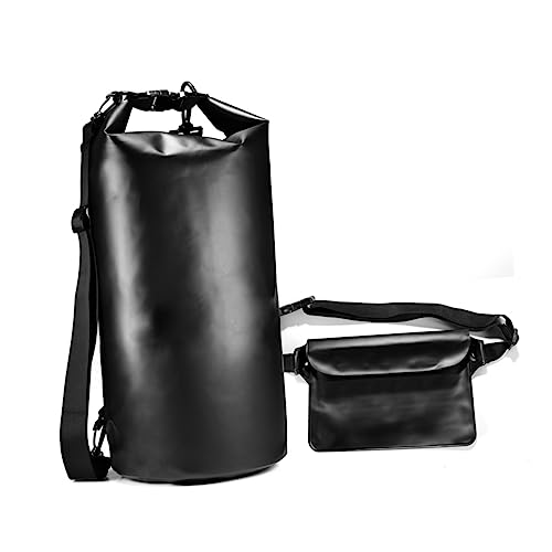 LALADEFIEE Waterproof Drawstring Bag Set 20l Dry Sack Waterproof Backpacks for Boat Outdoor Pvc