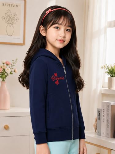 Image of ADBUCKS Girl's Cotton Hooded Sweatshirt