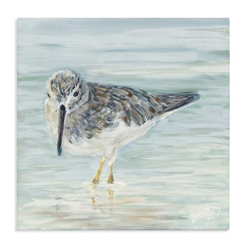 Stupell Industries Sandpiper Beach Waters, 24 x 24 Inch Canvas Wall Art