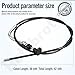Huthbrother 112-9753 Choke Cable Compatible with Toro Timecutter Lawn Mower 74365 74366 74374 74386 74387, 112-9753 Choke Cable Exmark for Z4235 MX4260 SS5000 Zero Turn Mower Part
