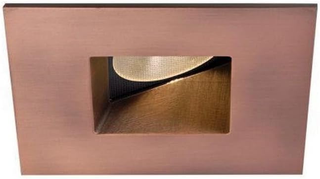 WAC Lighting HR2LEDT509PS827CB Tesla PRO 2" LED Square 0-30 Degree Adjustable Trim with Light Engine 2700K Spot Beam, Copper Bronze