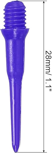 Miniatura 2 de PATIKIL Puntas de dardo de plástico, 2BA hilo suave dardo extremidades de plástico punta suave accesorios de dardo