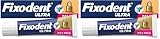 Fixodent Ultra Max Hold Denture Adhesive, 2.2 oz, (Packaging May Vary) (Pack of 2)