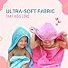 Princess Baby Bath Towel [Pink] Hooded Toddler Towels for Girls Up to 10 Years - Oversized Baby Towel with Super Absorbent 100% Cotton - Soft and Cozy Beach Towel - Full Coverage Kids Bath Towels