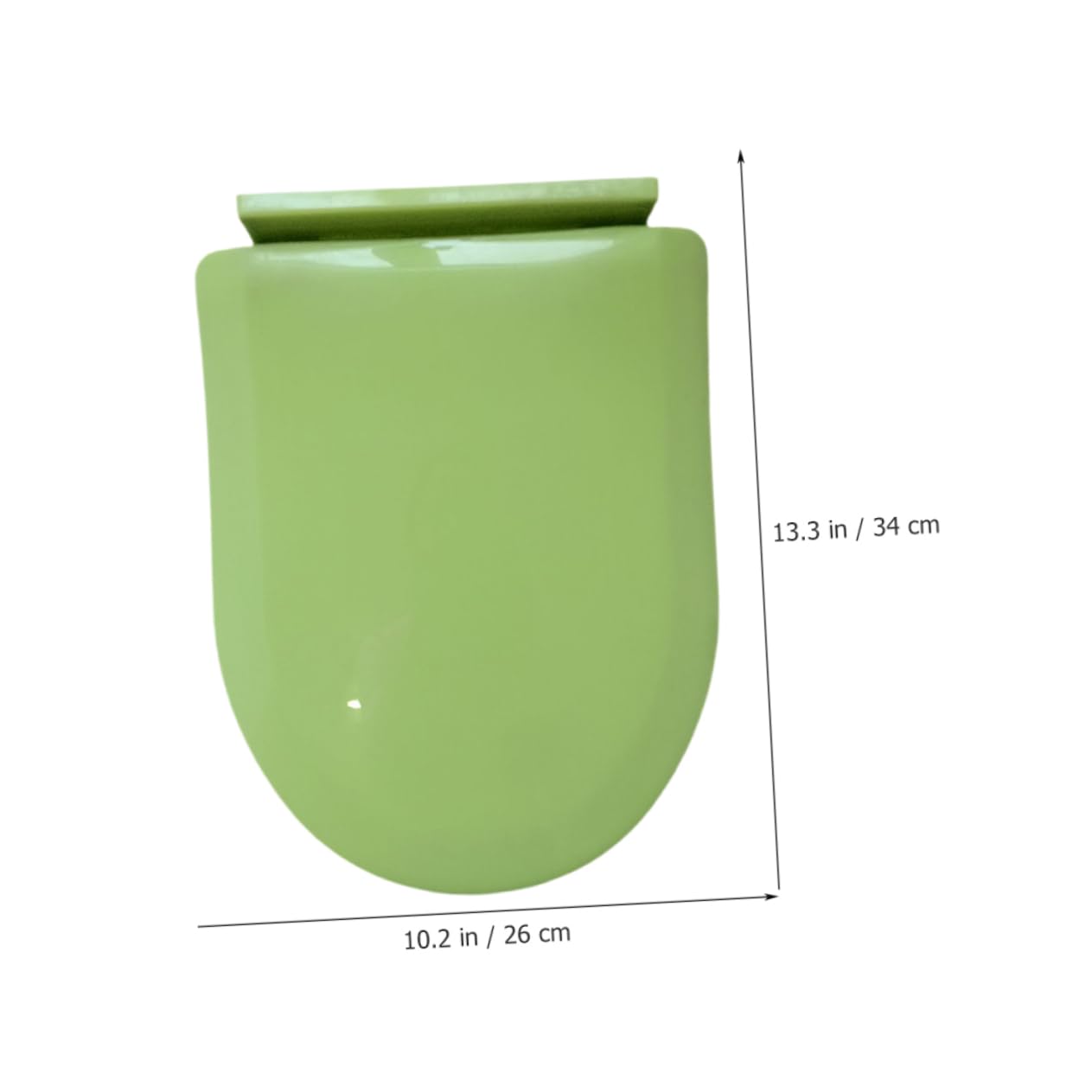 Amosfun Sedile Wc per Bambini per L'addestramento al Vasino, Coprisedile Antiscivolo in Pp Spesso e Resistente, Colore Verde Chiaro, per Potty Training e Viaggi