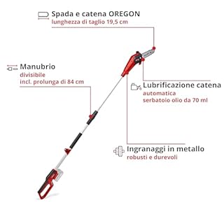 Einhell GC-LC 18/20 Li T-Solo Svettatoio A Batteria Lungh. Asta Telescopica 288