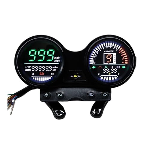 Tachymètre Moto Numérique LED pour Résoudre les Problèmes d'Affichage de Vitesse