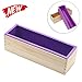 Produktbild Sunshine smile DIY silikonform für seifen,seifenform mit holzbox,seifenform rechteckig,handgemachte seifen silikonform,seifenherstellung Form,backform rechteckig silikon,Kuchen backen Form