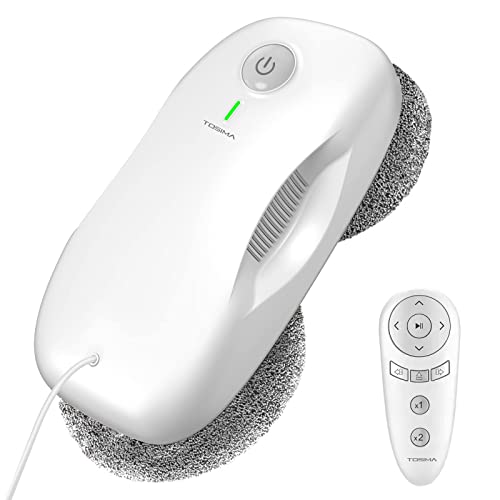 Tosima Robot Limpiacristales, Robot Limpieza De Ventanas Electrico, Sistema De Seguridad, Navegación Inteligente, Control Remoto, Para Todas Las Superficies Lisas, Con 12 Trapo W2, White Tosima Robot Limpiacristales, Robot Limpieza De Ventanas Electrico, Sistema De Seguridad, Navegación Inteligente, Control Remoto, Para Todas Las Superficies Lisas, Con 12 Trapo W2, White