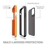 Gear 4 Battersea zaprojektowane dla iPhone X/XS etui, zaawansowana ochrona przed uderzeniami od D3O - czarne