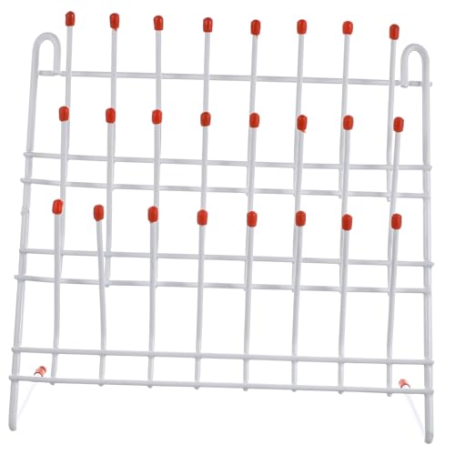 Alipis Laboratory Tube Drying Rack Sturdy Test Tube Holder for Efficient Drying and Storage Lightweight Design for Organizing Science Glassware Slots