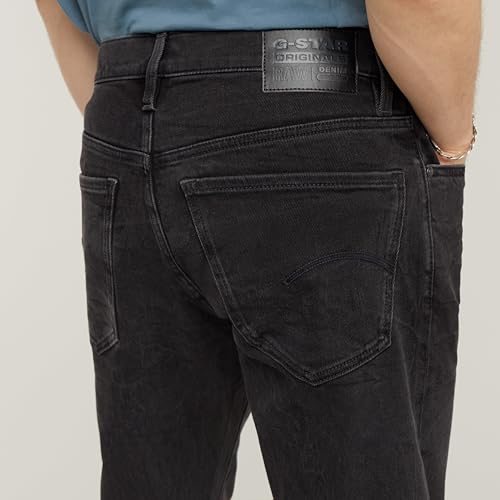 G-STAR Herren Mosa Straight Jeans, Schwarz (Worn in Black Obsidian D23692-B479-G756), 26W / 30L – Ansicht 5