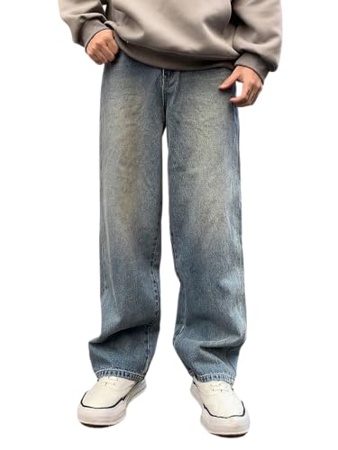 THE FEBZA Men's Blue Jeans Regular Fit - Image 2