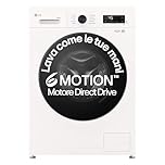 LG W4NX1085NWB Lavasciuga 8/5kg Serie X1, Lavatrice e Asciugatrice Insieme Classe A/E, 1400 Giri, Wi-Fi, Top Rimovibile, Vapore Allergy Care, Tecnologia 6 Motion Direct Drive, Bianca