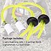 Zreneyfex Fuel Line Two Hole Grommet Assembly for Earthquake Auger MC43 E43 Replaces 3004105 300494 30047 (Set of 2)