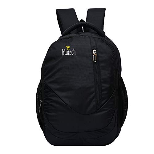 BLUTECH POLISTER Full Black Waterproof,Laptop College School Bag for Boys B2 Full Black (B07J5LZXC2) Amazon Price History, Amazon Price Tracker