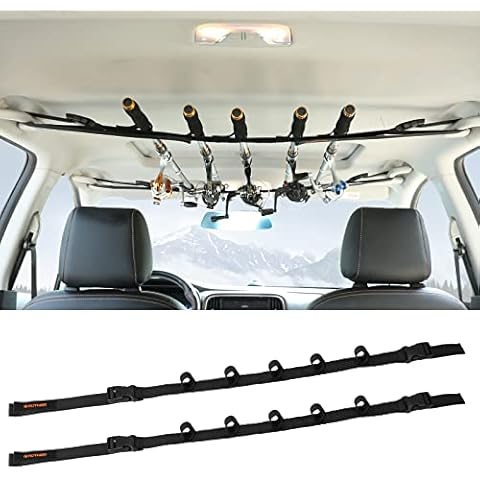 Roylvan Vehicle Fishing Rod Rack Holder Straps Cover