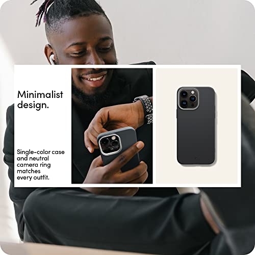 Image of Spigen Cyrill UltraColor Mag | iPhone 14 Pro Max Case | Black Dark Grey iPhone 14 Pro Max Back Cover | TPU+Poly Carbonate - Dusk