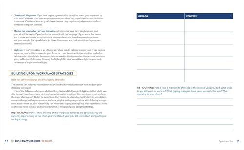 The Dyslexia Workbook for Adults: Practical Tools to Improve Executive Functioning, Boost Literacy S