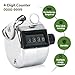 yirgnzu 3 Pack Clicker Counter, 4-Digit Metal Hand Counter clicker, Mechanical Pitch Counter, Tally Counter for Coaching, Knitting, Fishing, Lap, Golf