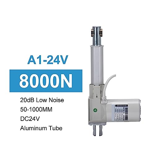 Actuador lineal eléctrico DC24V con carrera de 750mm y fuerza de empuje de 8000N modelo A1 3