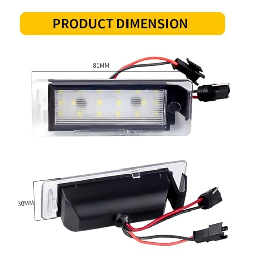 Evite multas con las luces de matrícula para Cadillac XTS y SRX nuevas 6