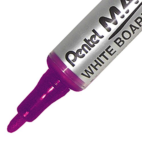 Marqueur tableau blanc Pentel violet 4 mm lot de 12 feutres effaçables