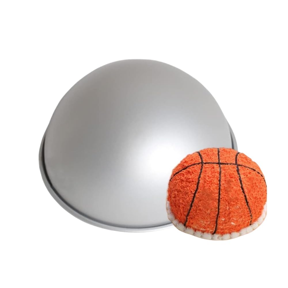 Moule à gâteau en forme de boule hémisphère de 20,3 cm en aluminium antiadhésif