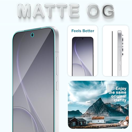 Image of FIRST MART Military-Grade Matte Anti-Glare Tempered Glass for Oppo Reno 15 Pro Mini (6.59 Inch) With Installation Kit | Edge to Edge Coverage |Anti Glare, Bubble-Free [2 Pack]