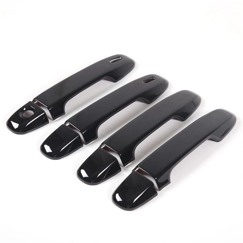Cubierta de manija para coche Subaru Forester 2019-2022, embellecedor exterior negro espejo