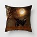 None brand Fodera per Cuscino Animali Wolf per Divano Decorazioni per la casa Fodera per Cuscino Forest Moon per Federa Decorativa