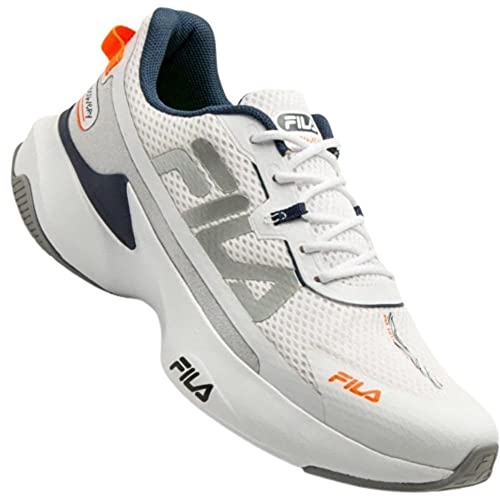 Tênis Recovery, FILA, Masculino, Branco/Marinho/Laranja Fluor, 43