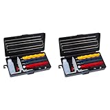 Generchin 2X Messerschärfsystem, Professioneller Messerschärfer mit Kontrolliertem, Messerschärfer Professional mit 10 Schleifsteinen