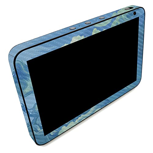 Image of MightySkins Carbon Fiber Skin Compatible with Amazon Echo Show 8 (Gen 2) - Visionary | Protective, Durable Textured Carbon Fiber Finish | Easy to Apply | Made in The USA