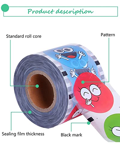 MXBAOHENG Tassenversiegelungsfolie 90-95MM tassen sealerfolie film Plastikbecher auslaufsichere Folie PP Plastikbecher/Pappbecher Spezielle Versiegelungsfolie für Getränkegeschäfte für Saft Tee Kaffee