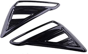 KDABJD Car Fog lamp Cover, ABS Rear Fog lamp Decoration, 2 Carbon Fiber Pattern Fog lamp Frames,for Kia Forte 2019-2020