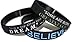 11thGear 3 Pulseras De Silicona Cita Positiva Motivacional - Believe Dream Greatness