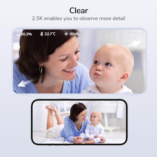 Jeeber U2 2.5K Uhd Baby Monitor Wifi Smartphone thumb #5