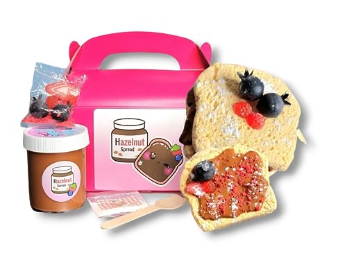 Chocolate Hazelnut Berry Toast DIY Handmade Slime Kit - Hoshimi Slimes