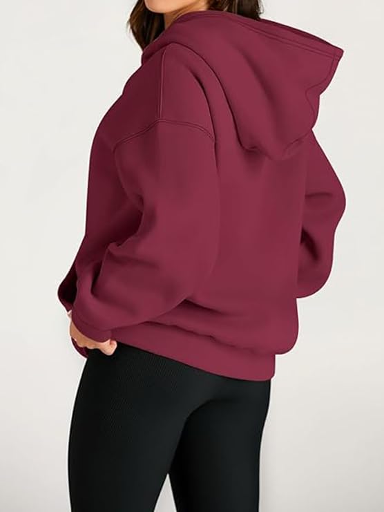 Hoodies for Women Oversized Trendy Sweatshirts Pullover Fleece Long Sleeve Sweaters Winter Outfits Y2k Clothes