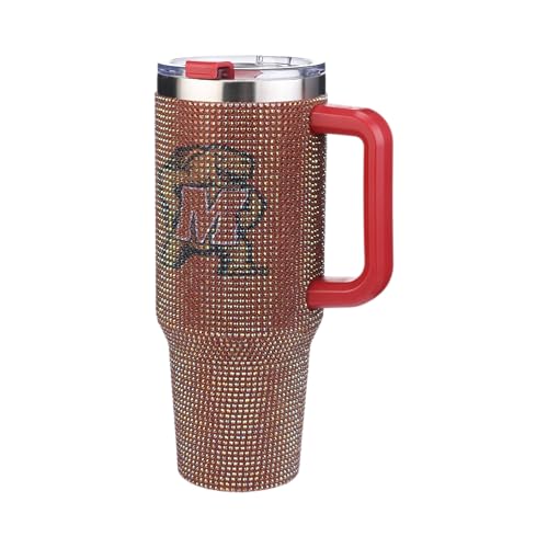 Image of The Memory Company Officially Licensed 40oz TC Bling Game Day Tumbler with Vintage Logo, University of Maryland, College Park