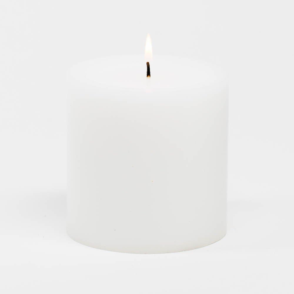 Richland Pillar Candle 4" x 4" White (1)