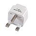 2 Pack UK Travel Adapter for Type G Plug - Works with Electrical Outlets in United Kingdom, Hong Kong, Ireland, Great Britain, Scotland, England, London, Dublin & More