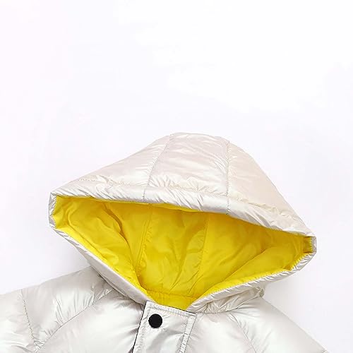 Kids Boys Girls Long Winter Coat Lightweight Puffer Jacket with Hood Down Coat Waterproof Padded Jacket Outerwear4