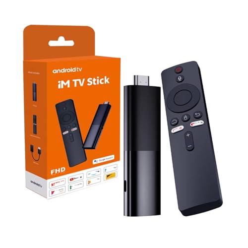 Android iM TV Stick 13.0 | Dispositivo de transmisión 4K Ultra HD | HDR I96 D9 (última generación) | WiFi de doble banda y Ethernet con reproductor multimedia HDMI