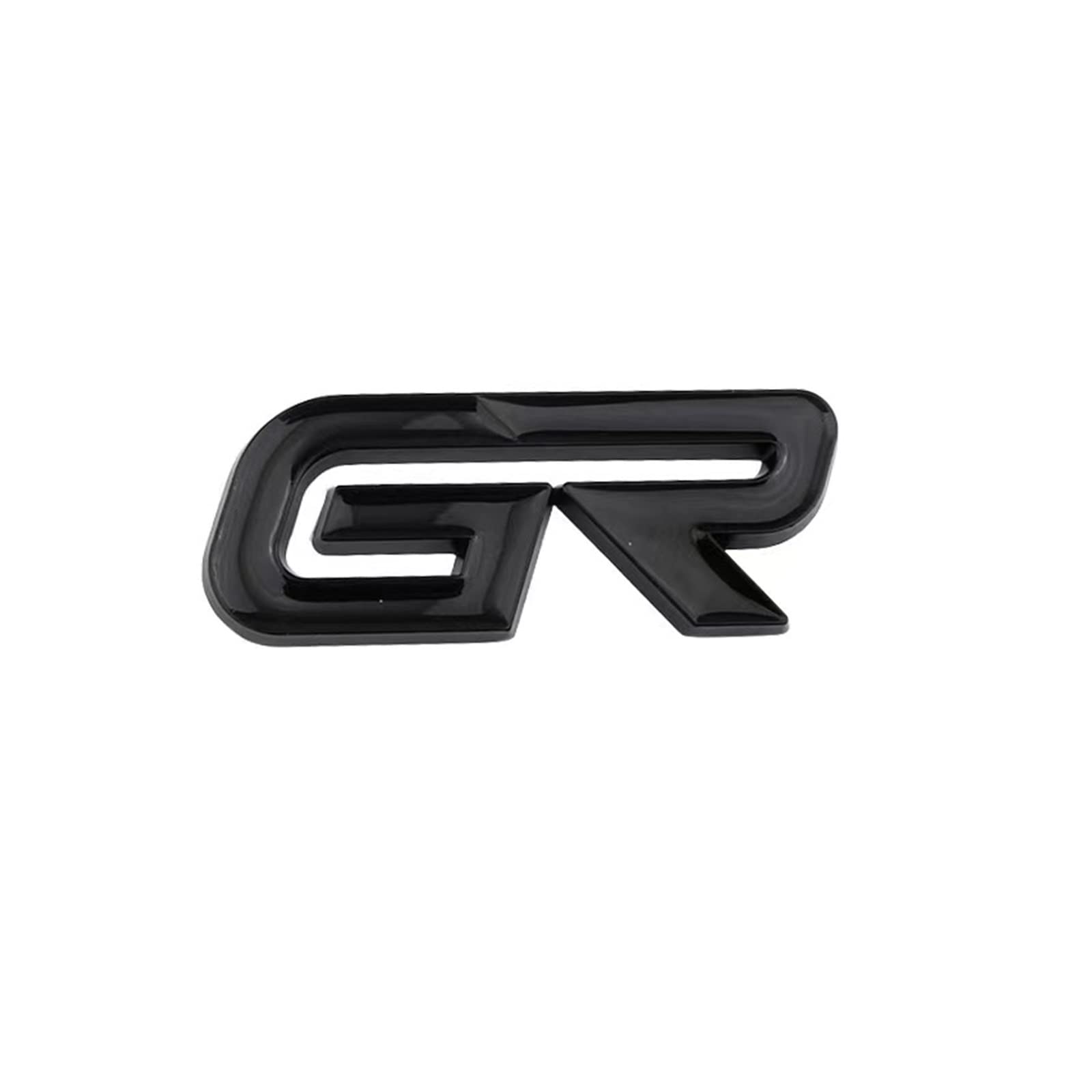 LONGYAN WOOWha Logo De Voiture En Métal 3D GR, Autocollant, Pour Fit For Toyota GR Sport Gazoo Sport C-HR RAV4 Mirai Avensis Prado Prius (Nom de couleur : Rouge)
