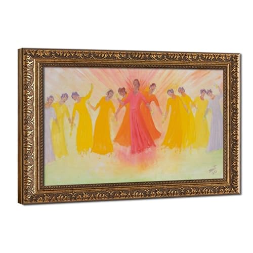 Affiche sur toile The Woman's Dance par Dorothy Brett 30x45 cm