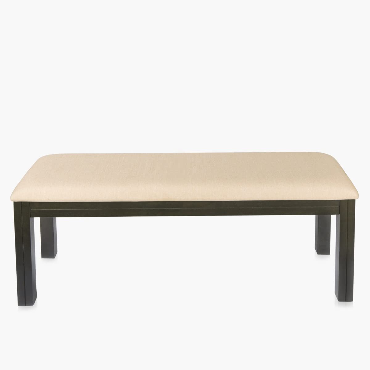 Home CentreDining Bench Montoya Rubber Wood 1 Dining Bench | Rubber Wood Dining Benches for Dining Room|(Brown) 1 Year Warranty